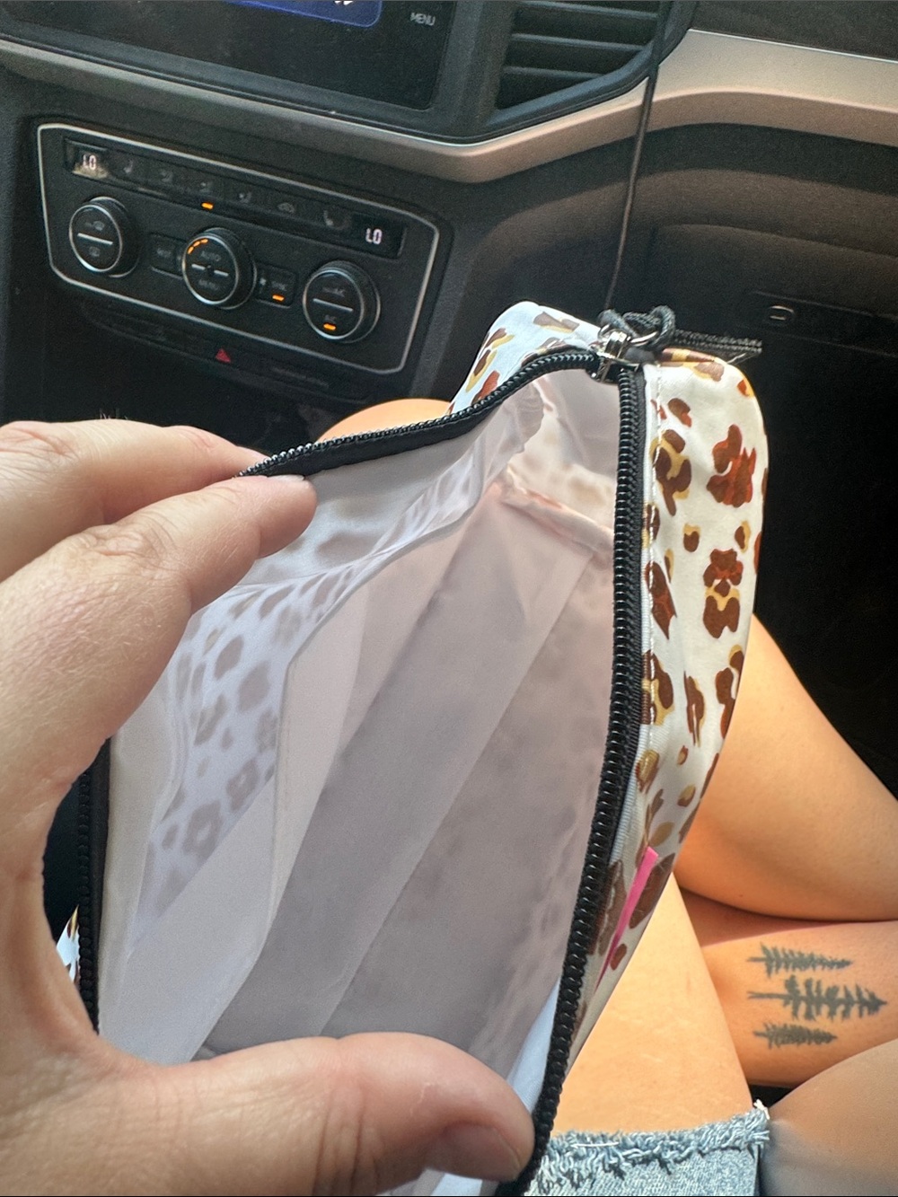 Scout Leopard Cosmetic Pouch - Brown & White - Picture 4 of 4